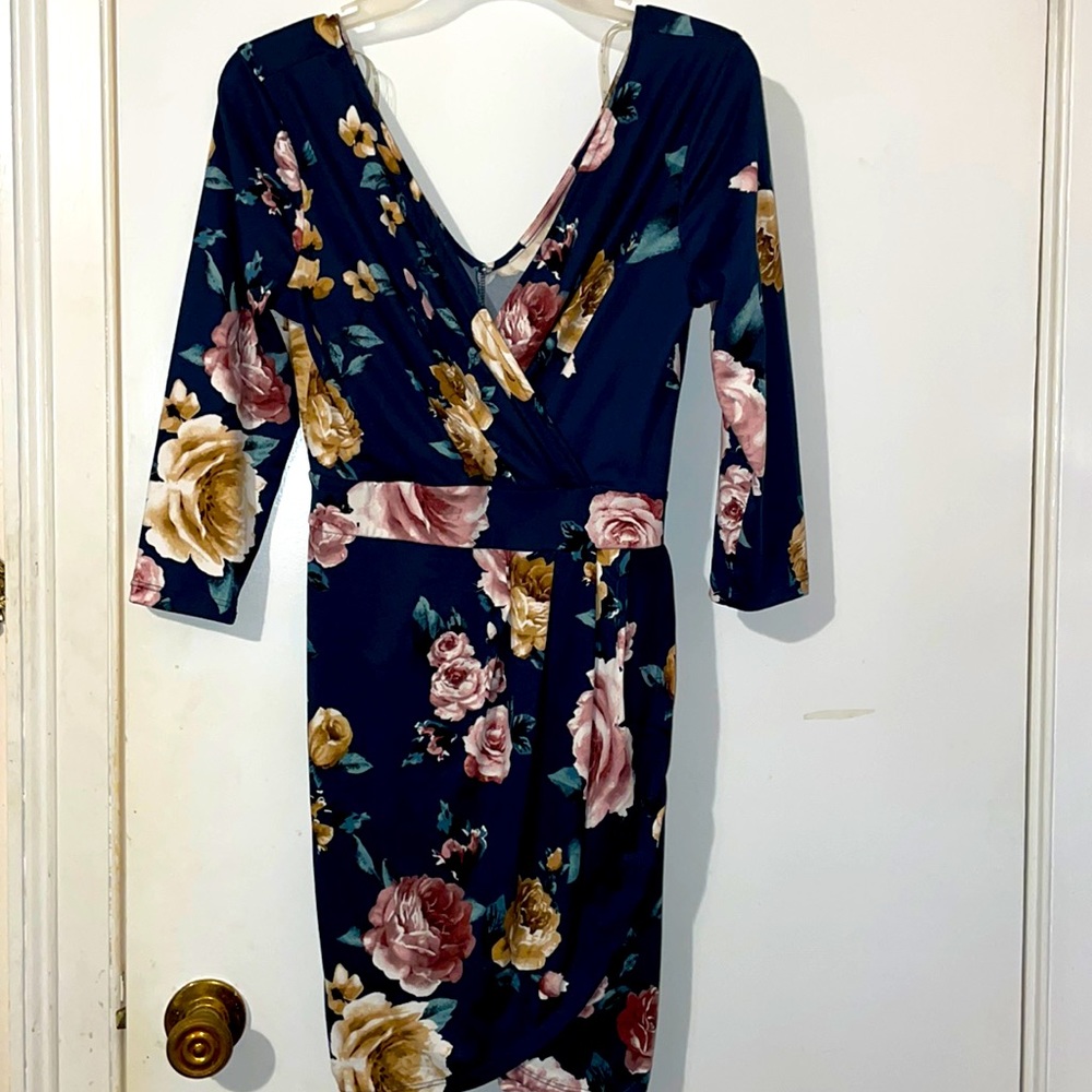 Iris Floral Dress NWT
